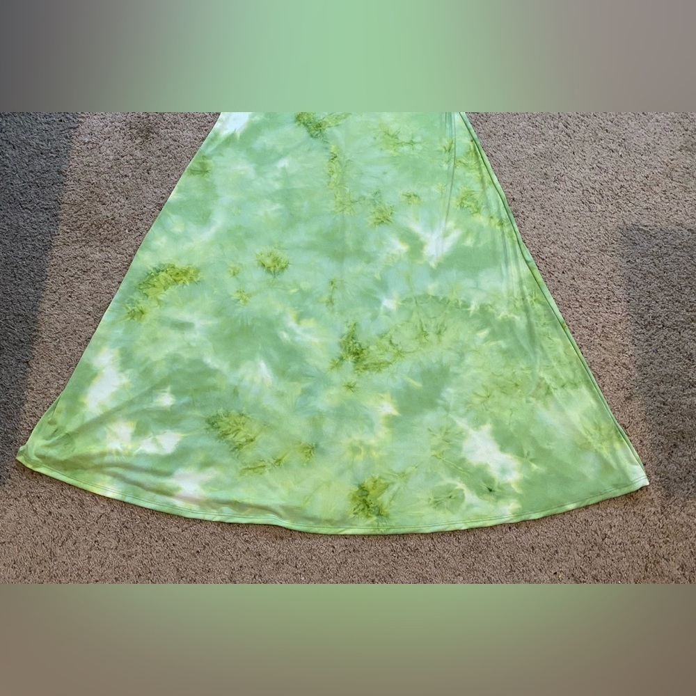 Green Maxi Skirt Size 3X - Picture 4 of 6